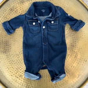 GAP denim baby onesie